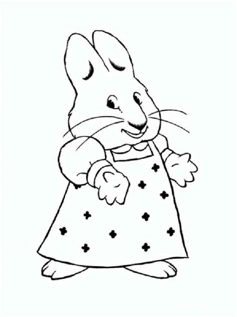 Max Ruby Coloring Pages