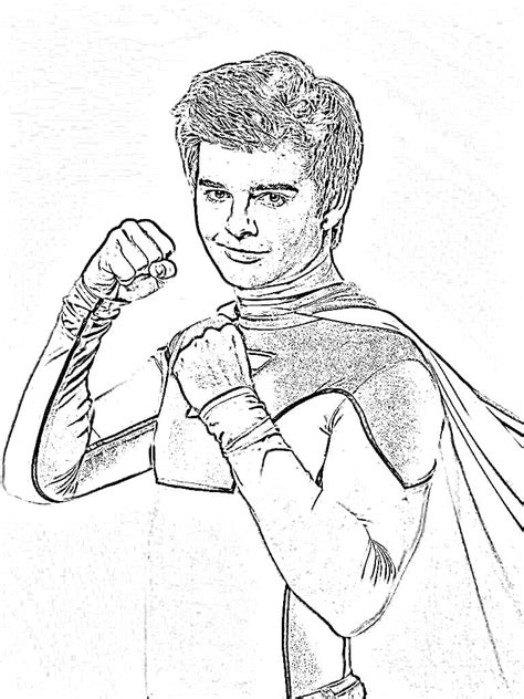 Max Thunderman Coloring Page Coloring Pages