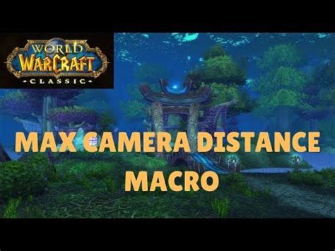 Max camera distance wow tbc classic.  Features Smart Zoom for Combat & Mounts with smooth tran...