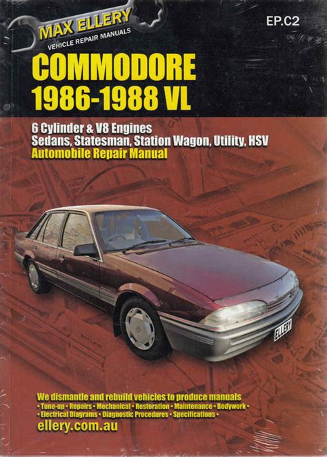 Max ellerys factory workshop manual commodore vl 1986 1988. - Manuali di istruzioni per calcolatrice canon.