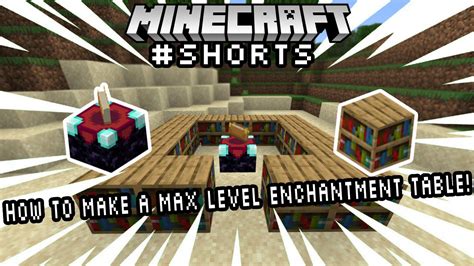 To make a level 30 Enchantment Table in Minecraft, place your Enchant