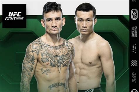 Max holloway vs korean zombie. The Main Event clash between Featherweight Division stalwarts Max Holloway and Chan Sung Jung headlines the Fight Night in Singapore. ... The UFC Fight Night: Halloway vs The Korean Zombie in Singapore will be aired live on the Sony Sports Network in India, starting from 5:30pm. 