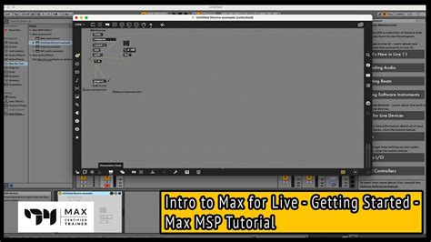 Max msp tutorial pdf. ] Tutorials are designed to be read within Max so you can experim...
