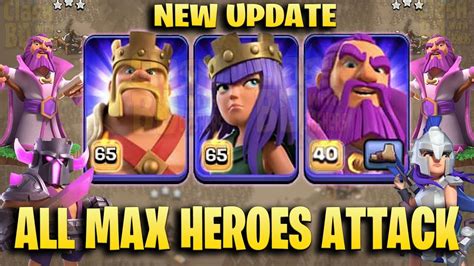Dec 11, 2023 · Max Hero Levels at TH16. At Town Hall 16, all 