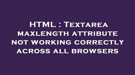 MaxLength attribute not working for TextMode=Multiline