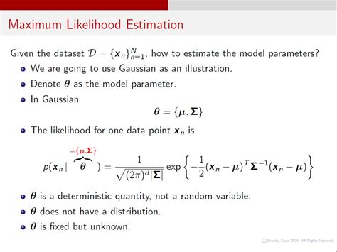 Maximum Likelihood Estimation 1 Maximum Likelihood Estimation