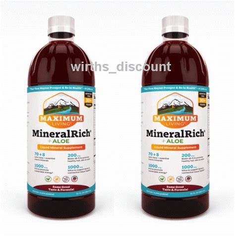 Maximum Living MineralRich Plus Aloe (64 Oz) - amazon.com.au