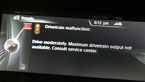 First things first, fuel system cleaning, then fuel filter/s. Then check fuel pressure output. I pulled into a convenient store because the engine light came on in my 2011 535I BMW That read Drive moderately. Maximum drivetrain output not available. See service center immediately.