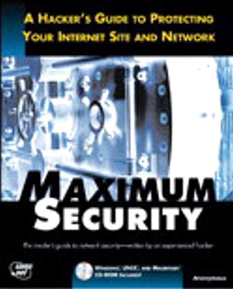 Maximum security a hackers guide to protecting your computer systems and network 4th edition book and cd rom. - Download manuale di aprilia rx 125.