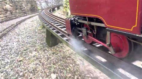 Maxitrak 5 inch gauge Ruby Test run - YouTube