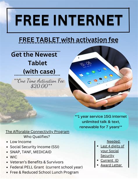 Maxsip telecom tablet. Maxsip Telecom offers free-high speed internet to individuals that are on qualifying government programs. Customers who qualify can receive a quality Android Tablet for a one-time $20 copay to ensure that they can enjoy their free internet benefit. 