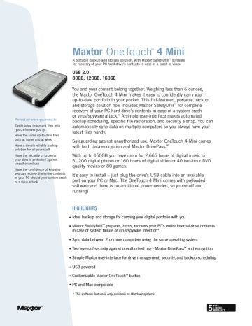 Maxtor one touch 4 mini manual. - Casio fx 82ms manual de uso.