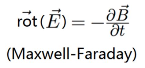 Maxwell-faraday equation