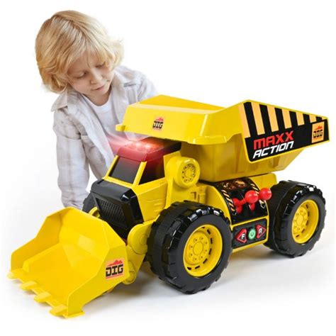 Maxx Action 2-N-1 Dig Rig & Truck and Dino Trailer from Sunny …