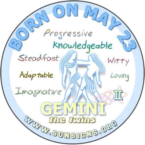 May 23rd Zodiac (Gemini) Horoscope ZodiacSign.com