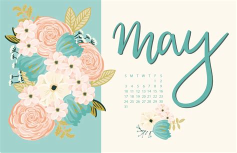 May Calendar Background