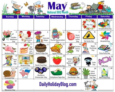 May Calendar Theme Ideas