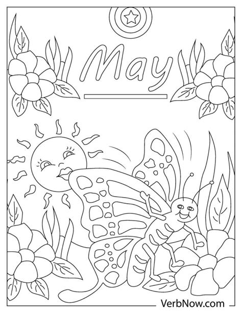 May Free Coloring Pages