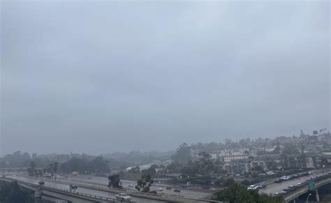 May Gray continues with light rain, gusty winds arriving in San Diego