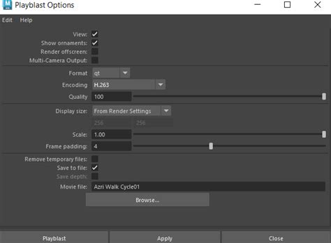 Maya 2018 playblast not working.  Oct 1, 2025 · QuickTime format missing when c...