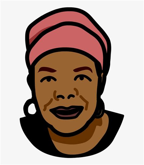 Maya Angelou Cartoon Drawing