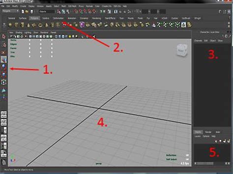 Maya Lesson 1 1 Introducing the User Interface