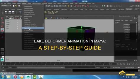 Maya time editor bake to scene.  This is useful after performing complex edi...