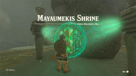 Mayaumekis shrine. Mayanas Shrine is located in The Legend of Zelda: Tears of the Kingdom ’s South Lanayru Sky Archipelago in the far east region of the sky islands, above Wintre Island. To reveal the shrine, you ... 