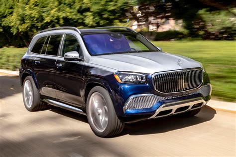 The Maybach GLS600 is a luxed-up version of the Mercedes-Benz GLS-class SUV with a focus on exclusivity and extreme comfort. A twin-turbocharged V-8 provides ample power for wafting down the... . 