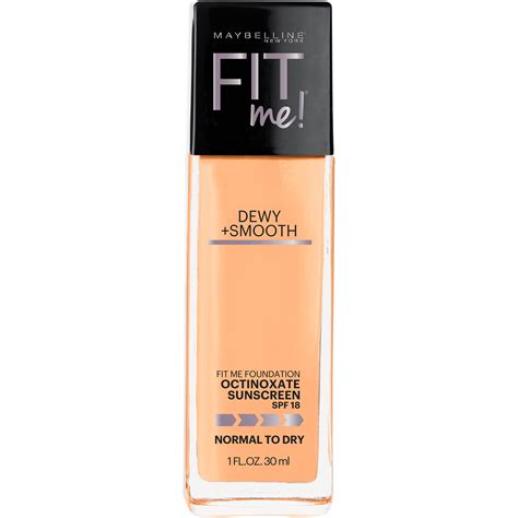 Maybelline fit me dewy and smooth. Maybelline Fit Me Dewy and Smooth Foundation. Oily skin will love the Matte and Poreless formulation. If you have oily or acne-prone skin (like me), it’s challenging to find the perfect medium-to-full-coverage foundation that doesn’t get greasy or shiny as the day goes on. 