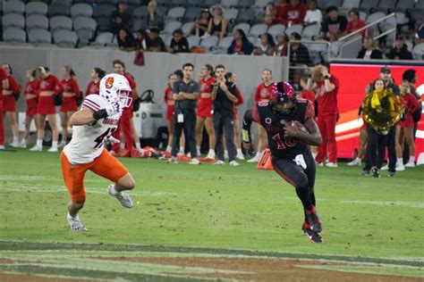 Mayden runs for a pair of TDs as San Diego State beats Idaho State 36-28