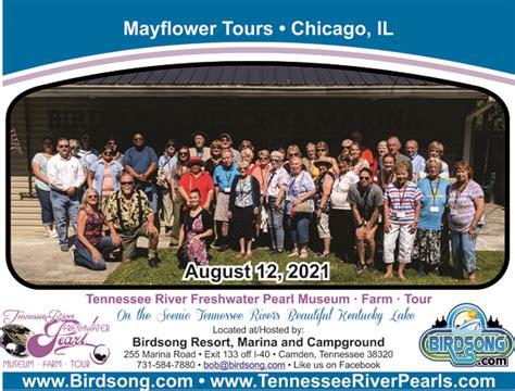 Mayflower tours. Please note: Home and Local Pickup Service applies to groups and individuals that book with Mayflower Cruises & Tours and is for day of tour departure and return. Cars cannot be left at pickup locations. For travelers residing in the twenty-county Chicagoland area, your tour begins when we pick you up right at your home. 