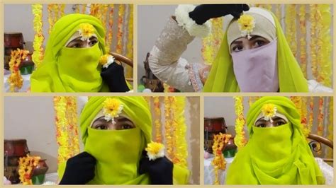 Mayon Bride Hijab Niqab Mayon makeup & dress 2024 Haldi …