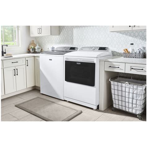 Maytag 7.4 Cu. Ft. White Gas Dryer MGD7230HW Abt - Abt.com