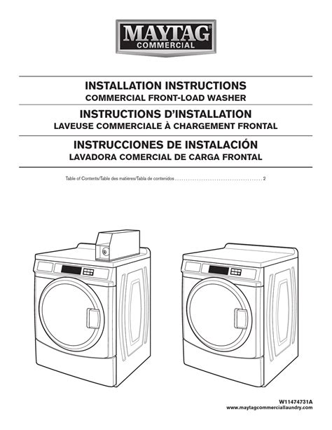 Maytag Instruction Manuals
