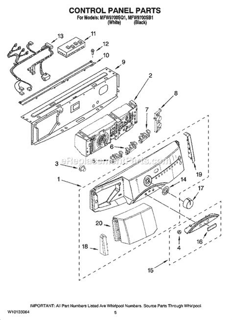 Maytag MFW9700SQ1 Residential Residential Washer Parts