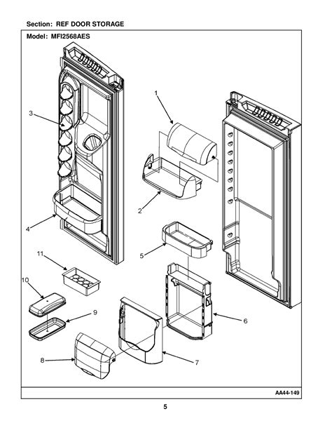 Maytag Refrigerator MFI2568AES Repair and Troubleshooting