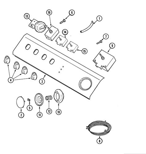 Maytag Washer LAT3500AAE Repair Parts - Appliance Parts Pros.com