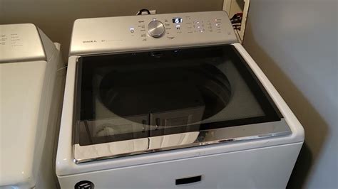 Aug 12, 2018 · Model Number. MVWB300WQ2. I have a Maytag Bravos (top load high efficiency) washer. When the tub drain pump starts up it makes a lot of noise for a few seconds then it gets quiet and the water pumps out. I took out the pump and opened it up but can't tell if it is going bad or not. The impeller seems loose and spins half a turn before catching. . 
