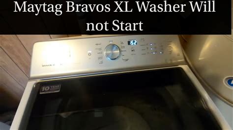 My Maytag Bravos XL Washer will not drain during and after a spin cycle. I have done the following: pulled the tub and cleaned the machine drain, found no blockage. ... i just purchased a bravos xl maytag washer, it will turn on however when I select any cycle choice, .... 