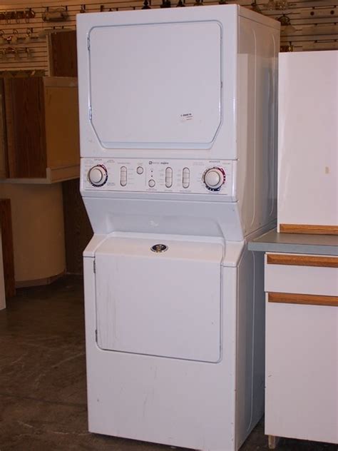 Maytag stacked washer dryer. Matching washer and dryer sets, stackable or top load, small or large capacity, provide benefits when you buy a pair together. Here's why. 