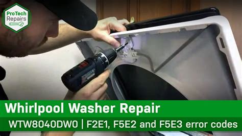 This video covers what to do when your whirlpool washer will not unlock. Your appliance may display the error code F5E3 to signal this problem.