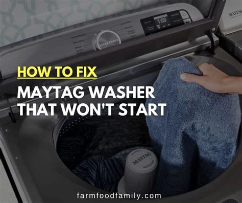 Maytag washer wont turn on. This is normal. If the washer will not unlock at the end of a wash cycle, unplug the washer or disconnect power. Wait approximately 2 minutes for control to reset. Reconnect power to washer (plug in). Run a "Drain and Spin" cycle. The door should unlock after this is complete. If not, call for service. 