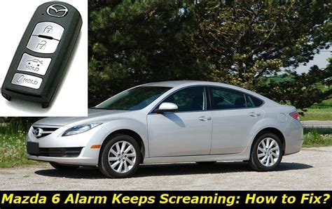 2012 Mazda 3 skyactiv alarm keeps going off