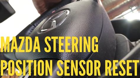 Mazda 6 steering angle sensor reset.  Pilot 2017 they got is a piece of trash,...