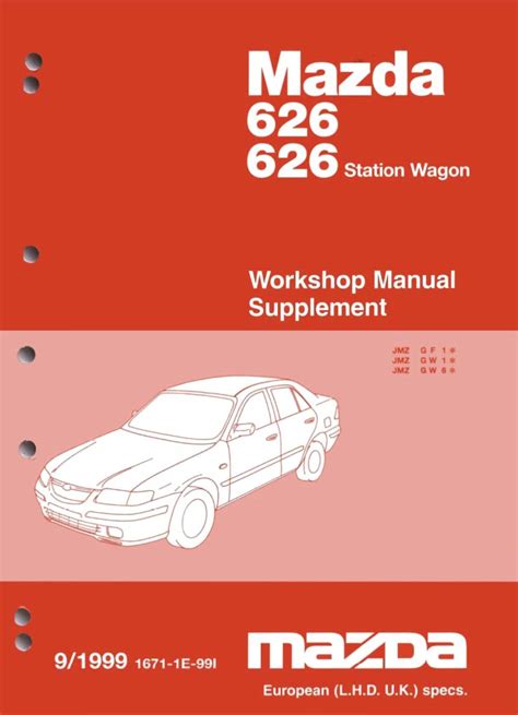 Mazda 626 gf gw workshop repair manual download 1999 onwards. - 40 ps johnson außenborder handbuch 1973m.
