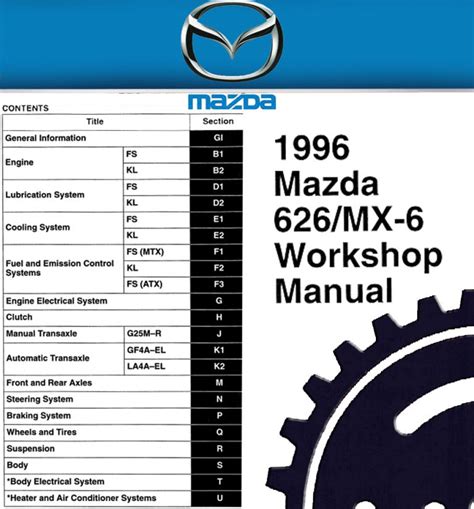 Mazda 626 mx 6 workshop manual 1992 1997. - Diccionario cricitico de las letras mexicanas en el siglo xix (intemporales).