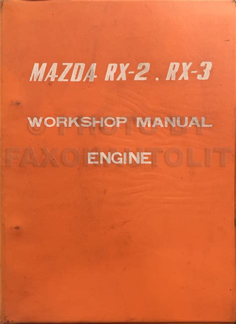 Mazda rx 2 and rx 3 workshop manual engine. - Ducati 900 m900 monster 2001 repair service manual.