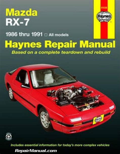 Mazda rx7 rx 7 2000 repair service manual. - Kenmore elite oasis he washer owners manual.