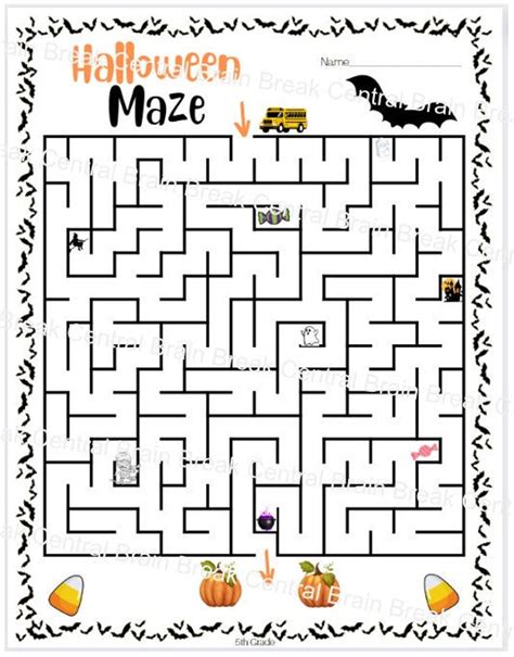 Maze 5th grade.  Free Printable Maze Activities Worksheets for Grade 5 Explore Grad...